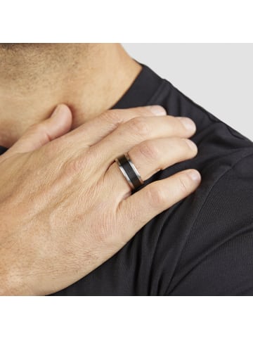 s.Oliver Ring Solid Ring in schwarz