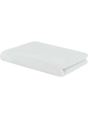Setex Baumwolle, Waffelpiqué Sommerdecke in perle