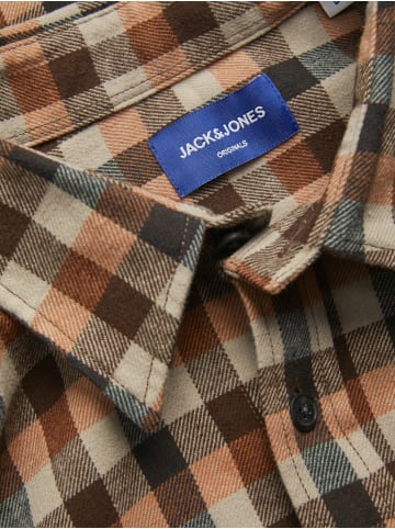 Jack & Jones Langarm FreizeitHemd für Herren in beige