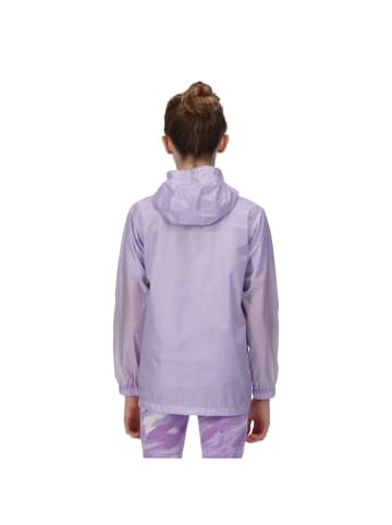 Regatta Regenjacke mit Packbeutel Kids in Pastel Lilac