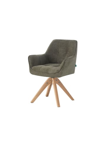 DUBI Möbel 2er-Set: Drehstuhl THOMAS-LINA in Grün- (B)61 x (H)82 x  (T)62 cm