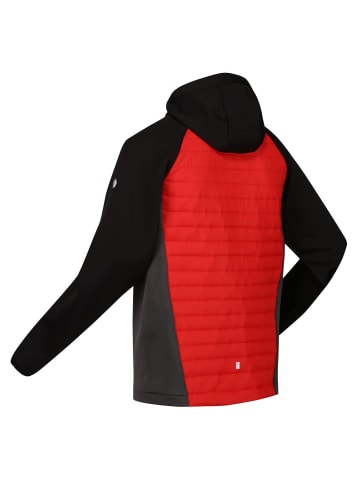 Regatta Softshelljacke Hybrid Andreson VII in schwarz-rot