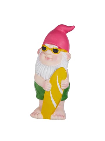 Butlers Deko-Zwerg HANG LOOSE mit Surfbrett in Pink