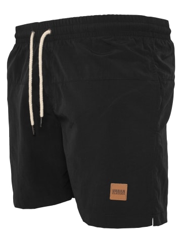 Urban Classics Badeshorts in blk/blk