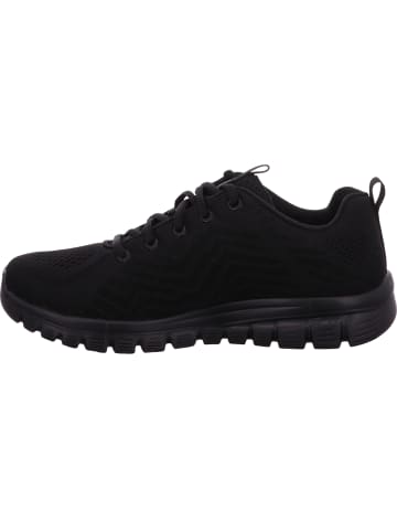 Skechers Schnürhalbschuh in schwarz