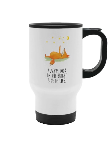Mr. & Mrs. Panda Kaffeebecher Fuchs Sterne mit Spruch in Weiß