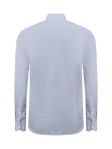 OLYMP  Hemd in weiß blau