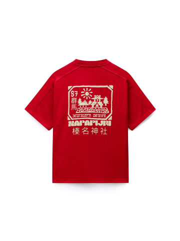 Napapijri T-Shirt S-TEZA SS in Haute Red R1F