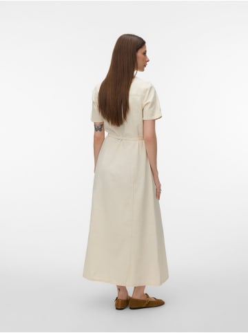 Vero Moda Jeanskleid in Ecru
