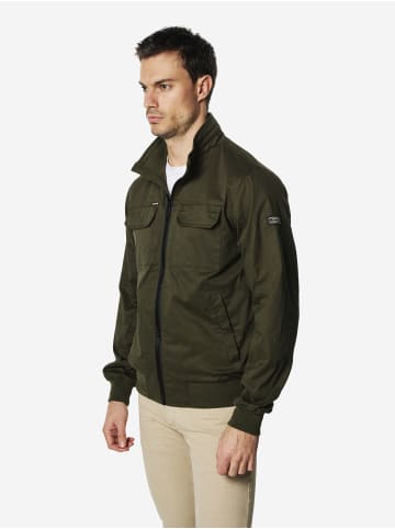 KOROSHI Leichte kurze baumwolljacke in DunkelgrÃ¼n