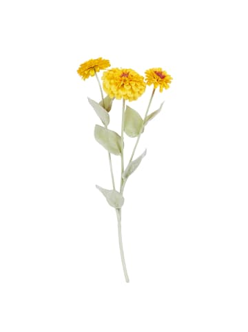 Butlers Kunstblume FLORISTA Zinnia in Gelb