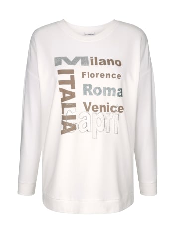 MIAMODA Sweatshirt in weiß