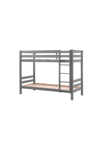 others ETAGENBETT Karolina 210x161x105 aus Massivholz in grau