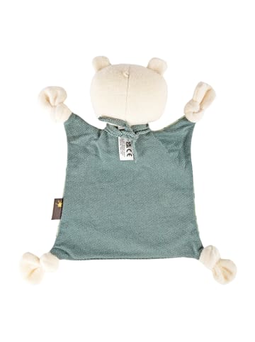 Sigikid Schnuffeltuch Bär in mint/weiß