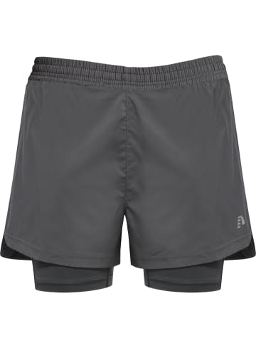 Newline Newline Verstellbare Taille Kurze Hose Innenhose Women 2-In-1 Damen in FORGED IRON