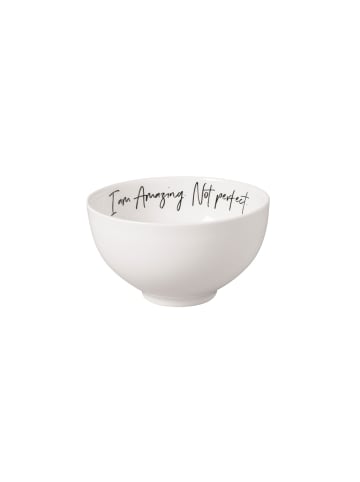 Villeroy & Boch Bol Amazing not perfect Statement in Weiß ø 13,8 cm in weiß