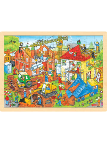 Goki Einlegepuzzle Baustelle - ab 3 Jahren