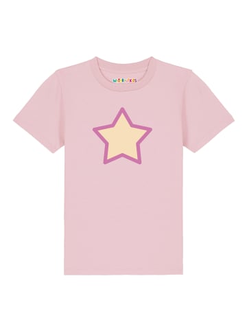 wat? Apparel T-Shirt Stern in Rosa