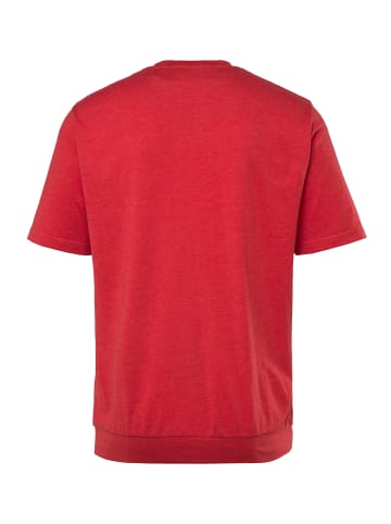 Men Plus Kurzarm T-Shirt in rot