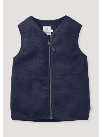 Hessnatur Fleece Weste in dunkelblau