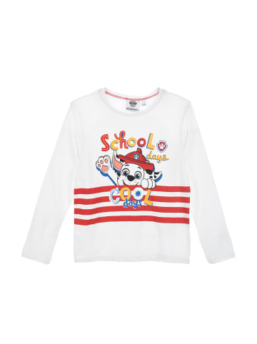 Paw Patrol Langarmshirt Marshall Longsleeve in Weiß