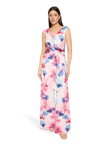 Vera Mont Jumpsuit mit Raffung in Cream/Pink