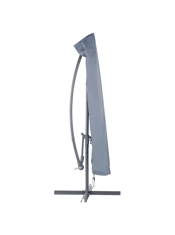 Beliani Regenschutzhülle CHUVA in Grau - (W) 203 x (H) 35 x (L) 35 cm