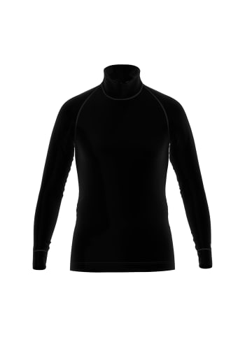 CECEBA Thermo Rollkragenshirt Thermo Sport in schwarz-dunkel-uni