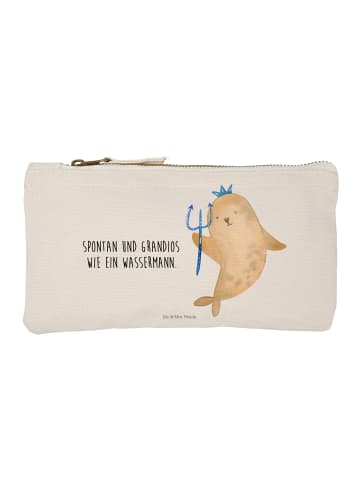 Mr. & Mrs. Panda Mäppchen Sternzeichen Wassermann mit Spruch in Weiß