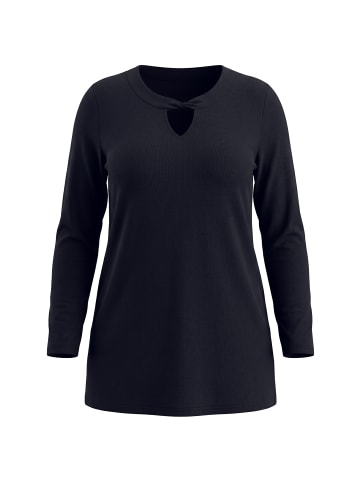 Ulla Popken Longshirt in schwarz