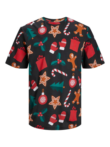 JACK & JONES Junior T-Shirt 'XMAS' in schwarz