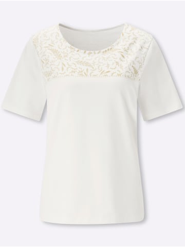 Sieh an! Kurzarm-Shirt in ecru-sand