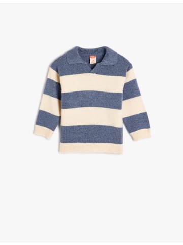 KOTON Sweater in Ekru Gestreift
