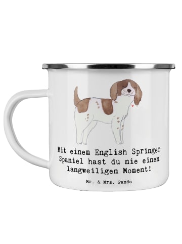 Mr. & Mrs. Panda Becher English Springer Spaniel Spaß mit Spruch in Weiß