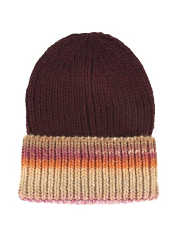 BREITER Strickmütze in rot