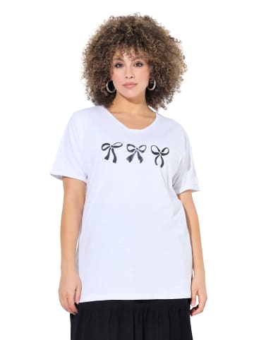 Ulla Popken Shirt in schneeweiß