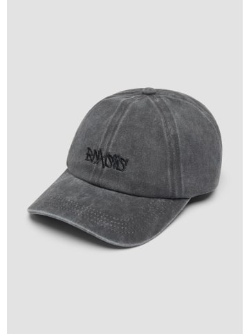 QS Kappe in Grau-schwarz
