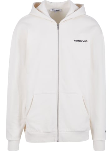 SENSE Zip-Kapuzenpullover in whitesand