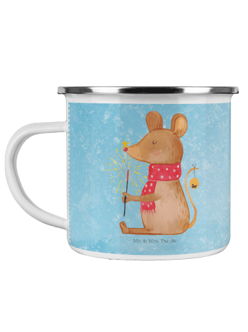 Mr. & Mrs. Panda Becher Maus Weihnachten ohne Spruch in Eisblau