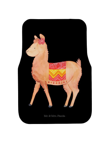 Mr. & Mrs. Panda Automatte Alpaka Stolz ohne Spruch in Schwarz
