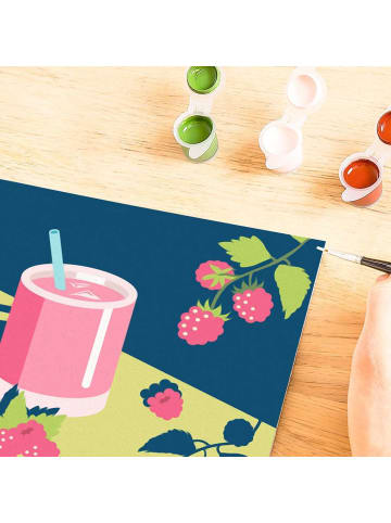 Ravensburger Malprodukte CreArt, Malen nach Zahlen Adults Trend - Mocktail Himbeere Ab 12 Jahre in bunt