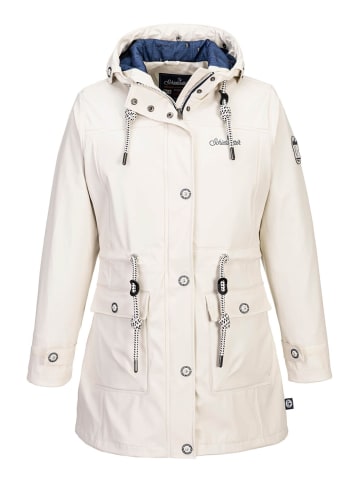 SCHIETWETTER Regenjacke Parka in white