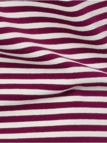 Zero  T-Shirt in himbeer weiß - 0001