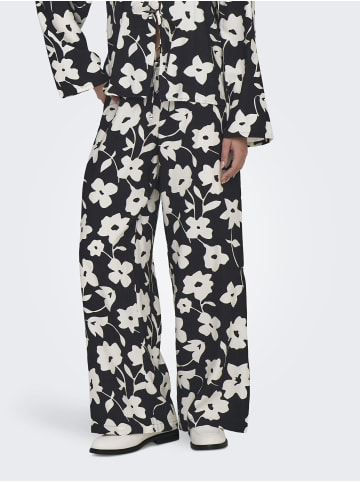 JDY Hose mit weitem Beinschnitt in Black