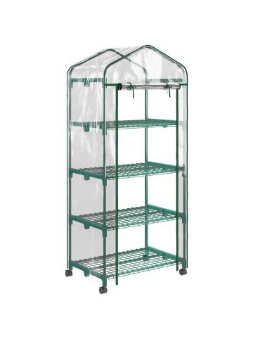 Outsunny Gewächshaus in Transparent 69L x 50B x 165H cm