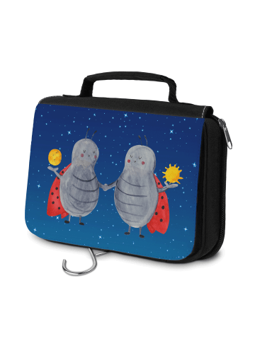Mr. & Mrs. Panda kosmetiktäschchen Sternzeichen Zwilling ohne Sp... in Sternenhimmel Blau