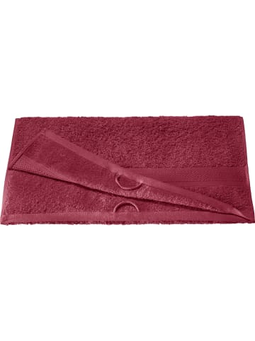 REDBEST Frottier Handtuch 6er-Pack Chicago in weinrot