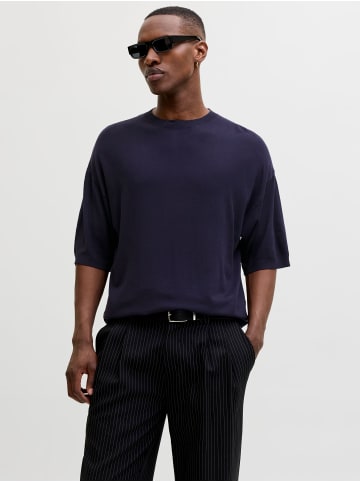 Jack & Jones Gestricktes T-Shirt in Night Sky