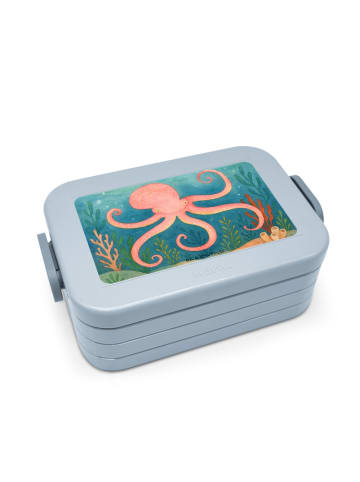 Mr. & Mrs. Panda MEPAL Bentobox Tintenfisch Design ohne Spruch in Blau Pastell