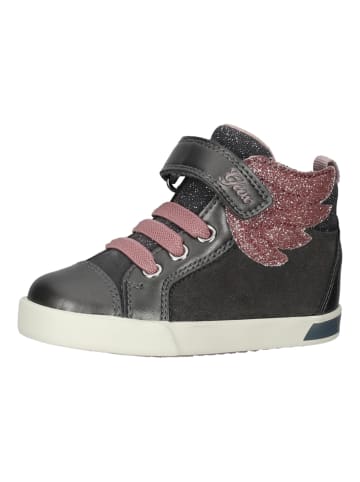 Geox Sneaker in Grau/Rosa